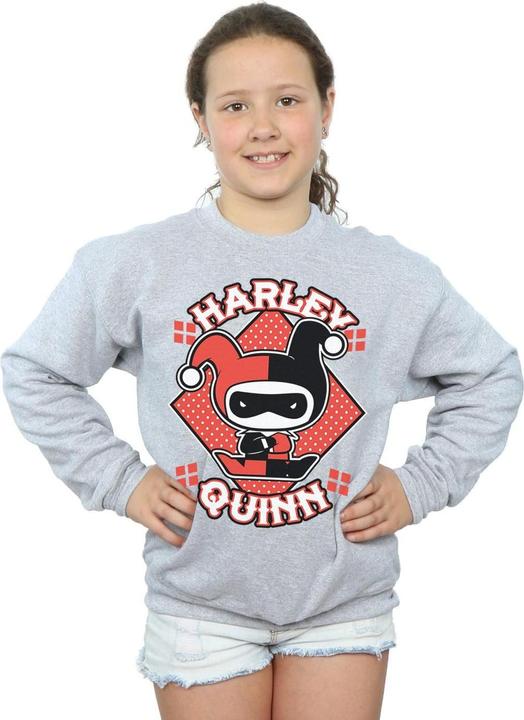 Image du produit - Sweat CHIBI HARLEY QUINN BADGE - Fille (116)