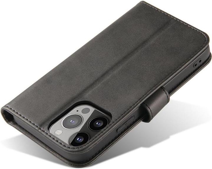 Image du produit Hurtel Etui portefeuille avec support pour iPhone 15 Pro Max Etui magnétique - Noir (Apple iPhone 15 Pro Max)