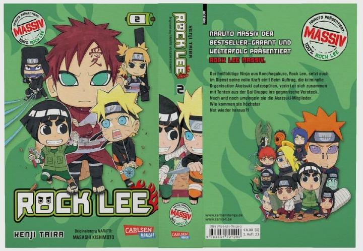 Actual product image Rock Lee Massiv 2 (German, Masashi Kishimoto, Kenji Taira, Miyuki Tsuji, 2023)