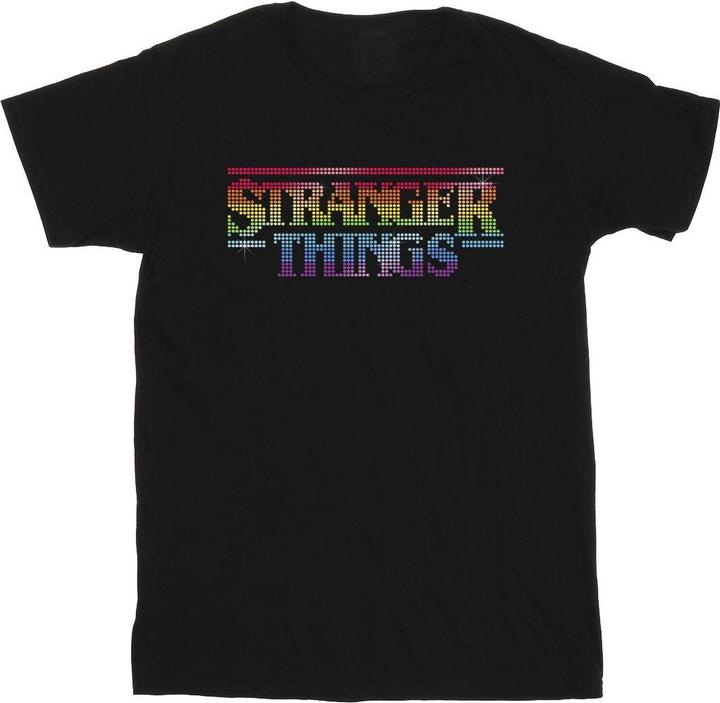 Produktbild Netflix Stranger Things Rainbow Dot Logo TShirt (M)