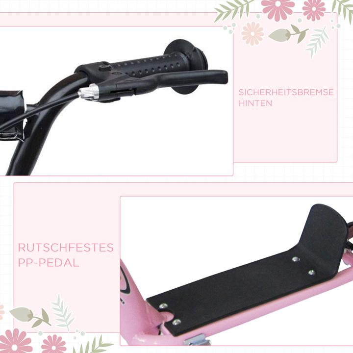 Image du produit Homcom Trottinette Antidérapante, support de vélo en métal pour le stationnement
