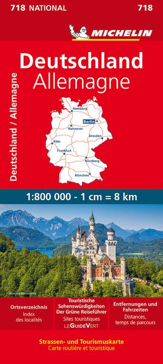 Produktbild Michelin Karte Deutschland. Allemagne