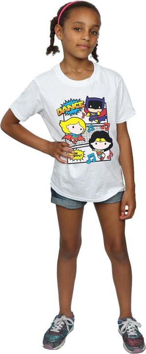 Image du produit - T-shirt CHIBI SUPER FRIENDS DANCE - Fille (116)