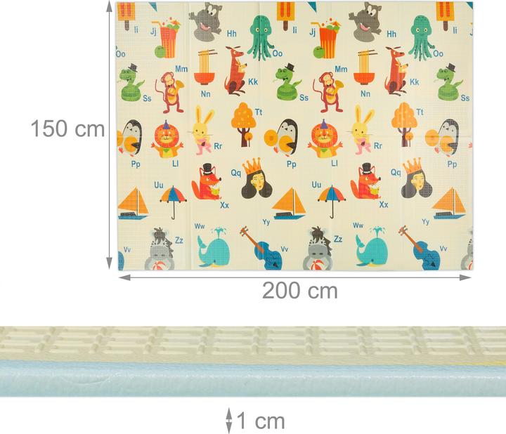 Image du produit Relaxdays Tapis-de-jeu (200 x 150 x 1 cm)