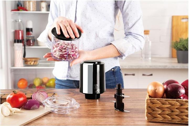 Image du produit BerlingerHaus Mini hachoir 0.6L Black Silver Collection (600 ml, 300 W)
