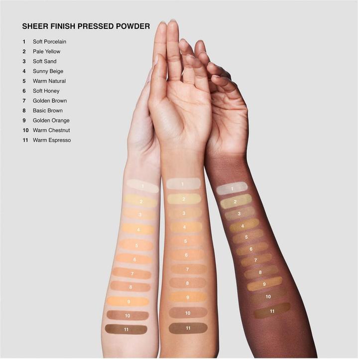 Actual product image Bobbi Brown Sheer Finish Pressed Powder Golden Orange (Golden Orange)