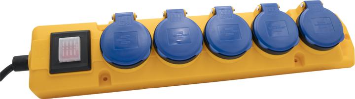 Actual product image Brennenstuhl Steckbatterie BRENNNESTUHLl IP55 (5 x, Type 13, 5 m)