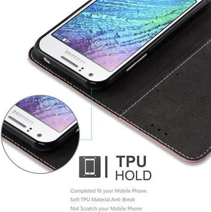Actual product image Cadorabo Book X Wallet Cover (Samsung Galaxy J1)