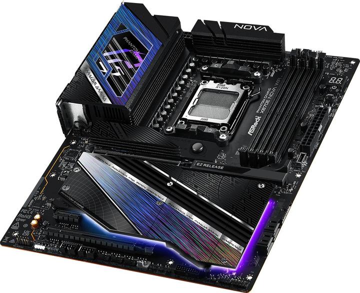 Image du produit AsRock MB AMD AM5 X870E Nova WiFi (AM5, AMD X870E, ATX)