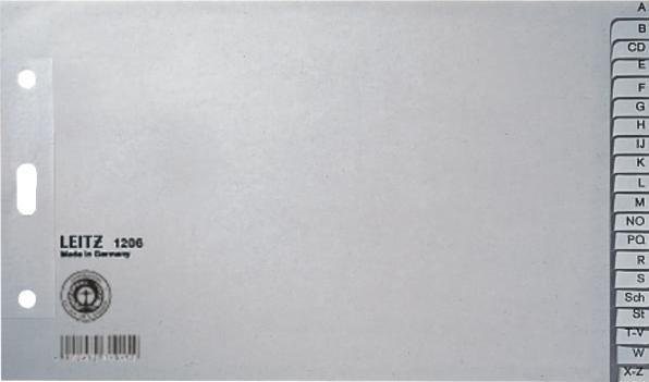 Actual product image Leitz Register Paper crossways