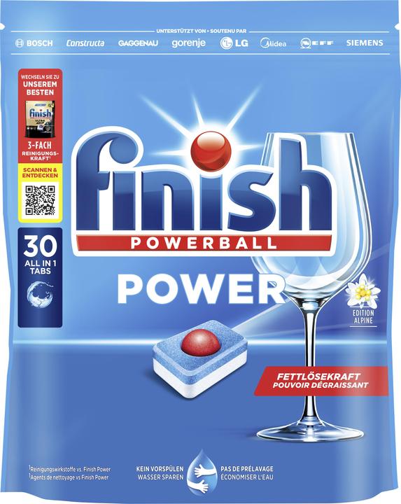 Actual product image Finish Power Spülmaschinentabs, 30 Tabs (Tabs, 30 x)