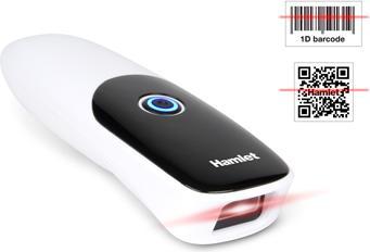 Produktbild Hamlet HBCS-2DUWB Barcode-Lesegerät Handlesegerät für Barcodes 1D/2D Schwarz, Weiss (2D-Barcodes, 1D-Barcodes)