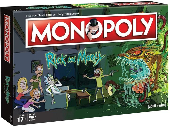 Actual product image Hasbro Monopoly Rick Morty (German)
