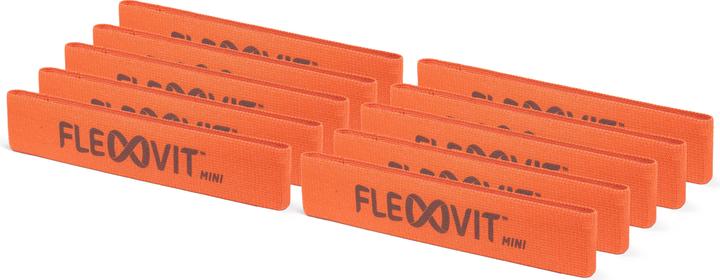 Produktbild Flexvit Mini Fitnessband, 10er Set, extra Leicht (0.32 m, Extra Leicht)
