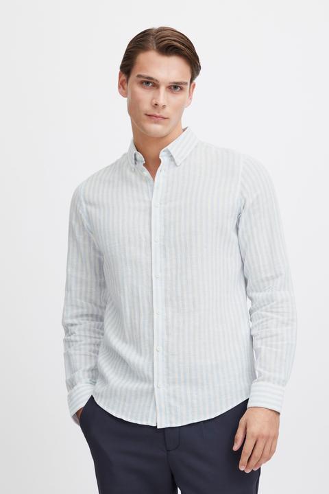 Actual product image Casual Friday CFAnton LS BD striped linen mix shirt 20504974 (XL)