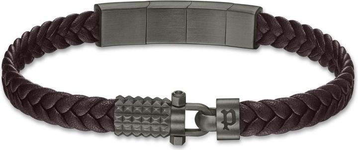 Immagine prodotto Police Bracciale Wrath (19 cm, Acciaio inossidabile, Cuoio)