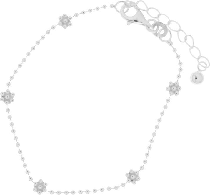 Actual product image Leyda Bangle Flower (18 cm, Silver 925)