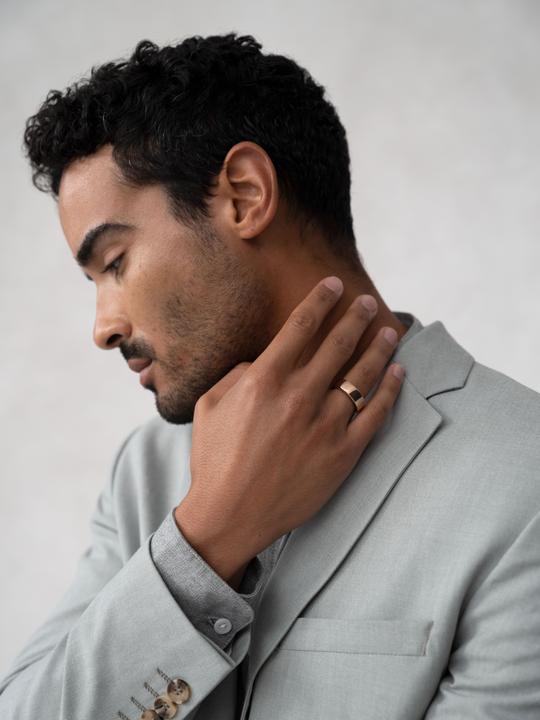 Actual product image Oura Ring Gen3 Horizon (11, Pink gold)