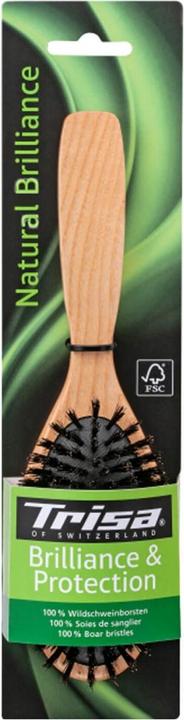 Trisa Natural Brilliance Haarbürste reine Borsten