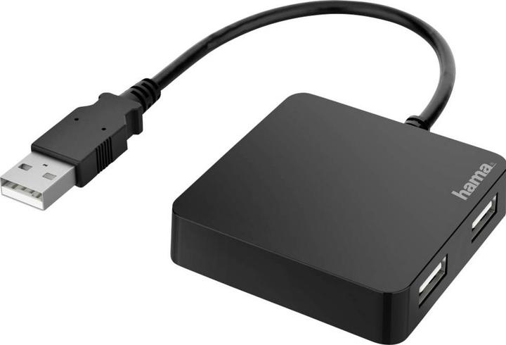 Hama USB 2.0 Hub (USB-A, 4 Ports)