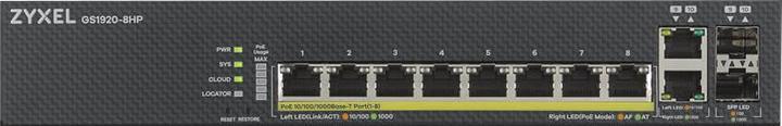 Actual product image Zyxel Nebula GS1920-8HPv2 (10 Ports)