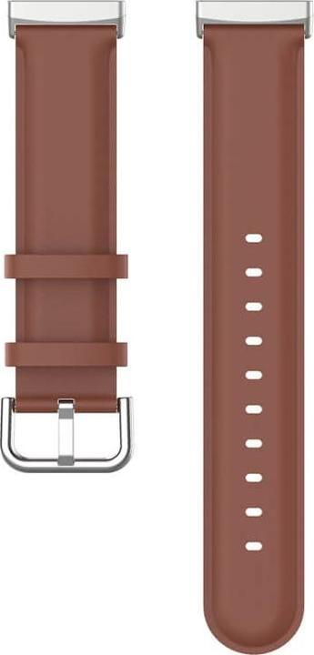 Actual product image Cover-Discount Fitbit Versa / Sense - Leather bracelet brown (Faux leather, Versa 3, Sense)