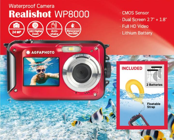 Image du produit AGFAPHOTO Agfa Photo WP8000 Czerwony + pasek wyporowy