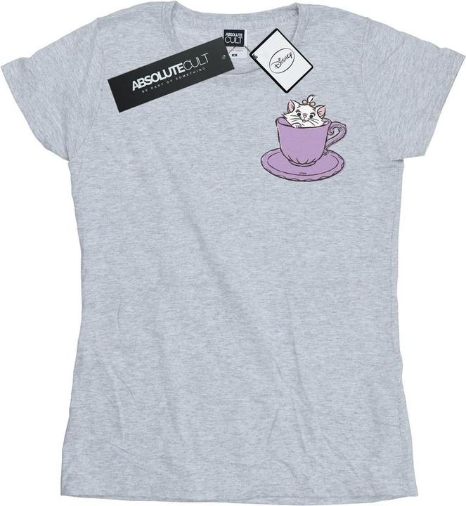 Immagine prodotto Disney Aristocats Marie In Cup Breast Print Maglietta Donna (L)