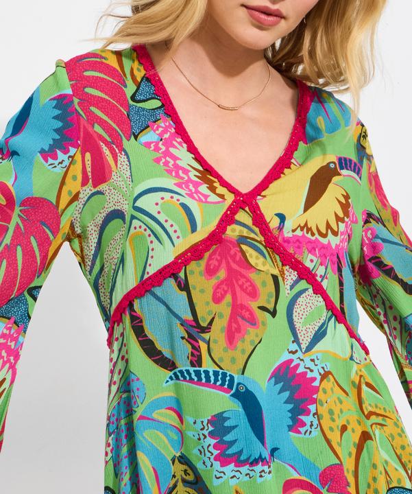 Produktbild Joe Browns Tropical Print Long Sleeve Tunic Dress (10)