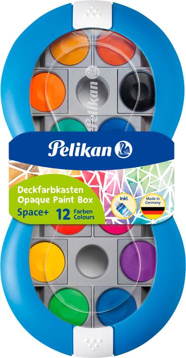 Immagine prodotto Pelikan Coprire la scatola di vernice Spazio (12 colori, 1 bianco opaco)