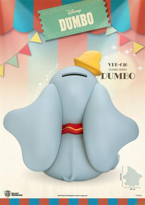 Immagine prodotto Beast Kingdom Salvadanaio Disney in vinile funzionale Dumbo 34 cm (34cm)