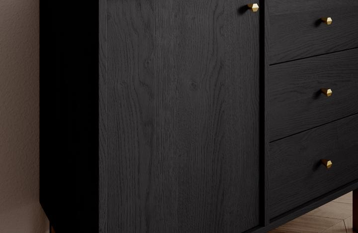 Actual product image ADRK Furniture Tili 1D 3S chest of drawers (83.5 x 41 x 74 cm)