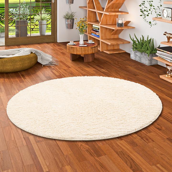 Actual product image Snapstyle Luxury long pile carpet Milano (Ø 100 cm)
