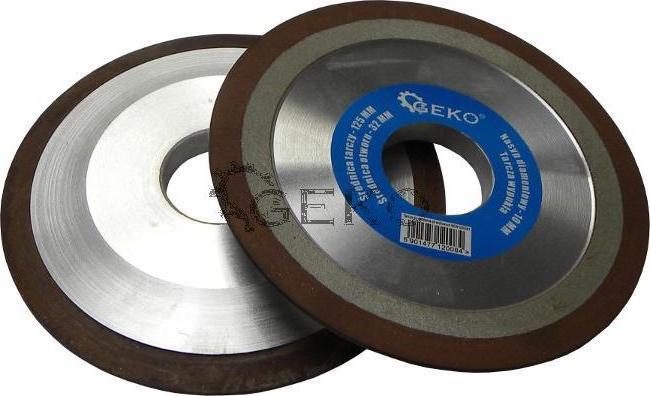 Immagine prodotto GEKO Mola di affilatura per coltelli da taglio, 125 x 10 x 32 mm, spessore 1,5 mm