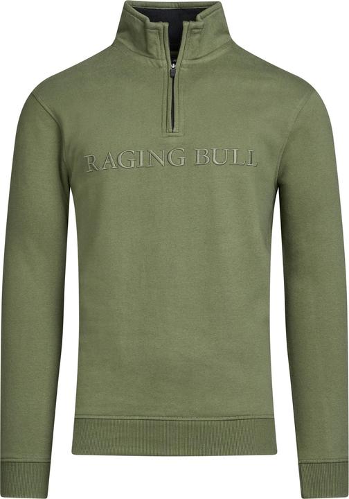 Actual product image Raging Bull Mens Embroidered Quarter Zip Sweatshirt (5XL)