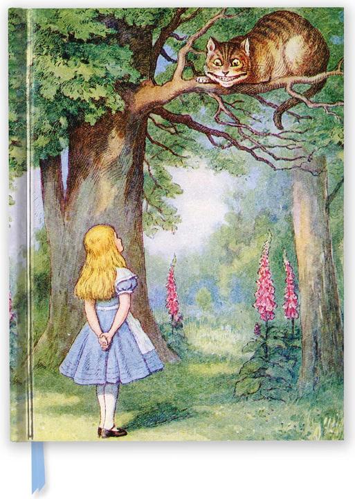 Premium Skizzenbuch: John Tenniel, Alice und die Grinsekatze (Blanko, Harter Einband)