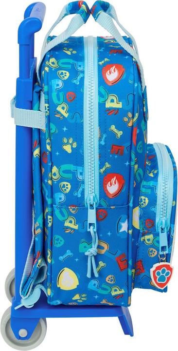 Image du produit Paw Patrol Sac à dos scolaire à roulettes The Pups rule Bleu 20 x 28 x 8 cm