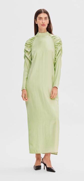 Actual product image Selected Femme Satin Maxi Dress (36)