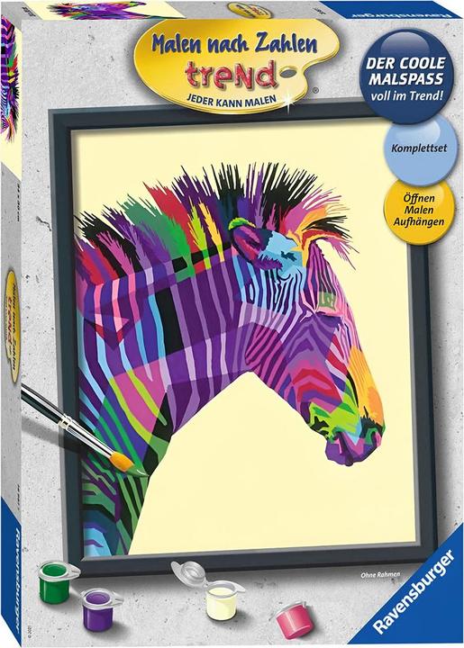Produktbild Ravensburger Malen nach Zahlen - Pied Zebra