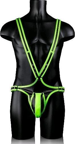 Image du produit Ouch! Full Body Harness - GitD/Black - L/XL (L)
