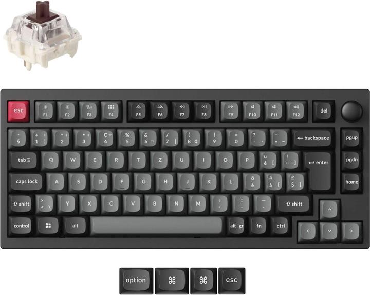 Actual product image Keychron Lemokey P1 Pro (CH, Wireless, Cable)