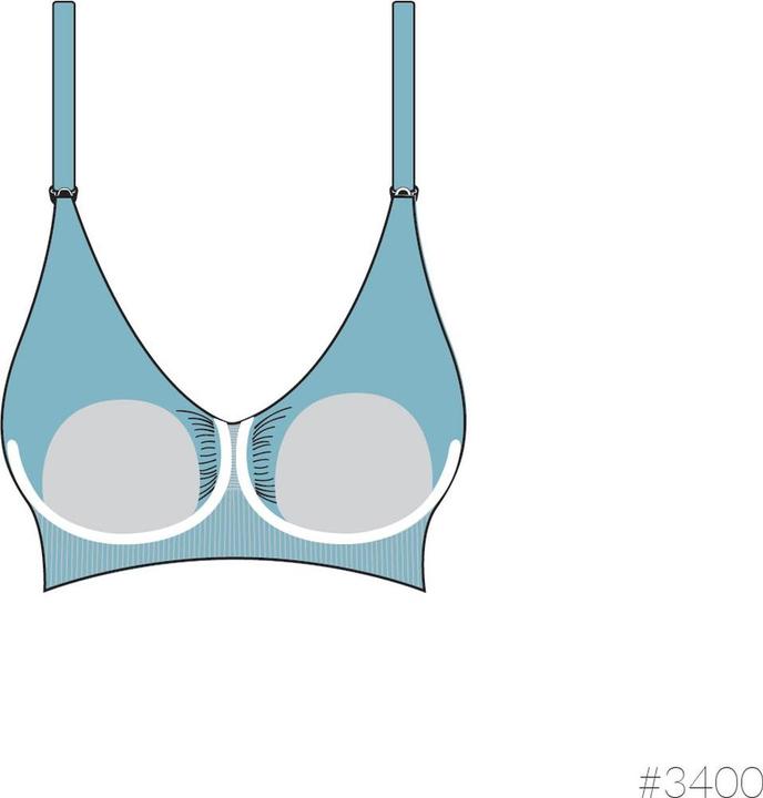Image du produit Carriwell Soutien-gorge d'allaitement GelWire rembourré sans couture (M)