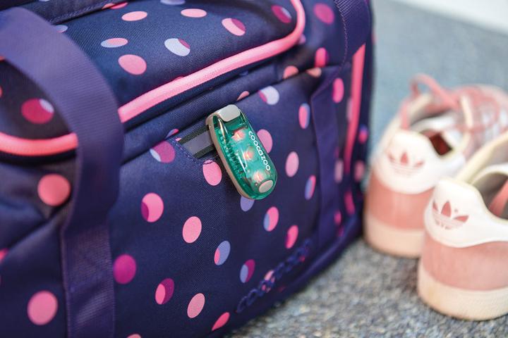 Produktbild Coocazoo Rucksack-Zubehör LED-Sicherheitsklemmleuchte "Fresh Mint", schwarz-