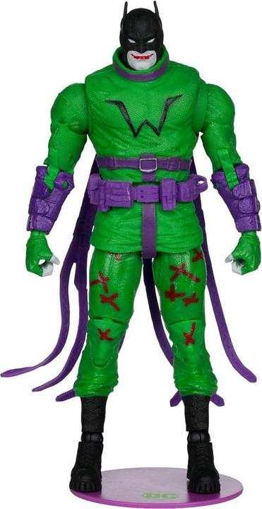 Actual product image McFarlane DC Multiverse action figure Batman (Batman: Last Knight on Earth) Jokerised (Gold Label) 18 cm