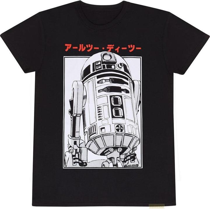 Actual product image Heroes Inc Star Wars T-Shirt R2D2 Katakana Size S (S)