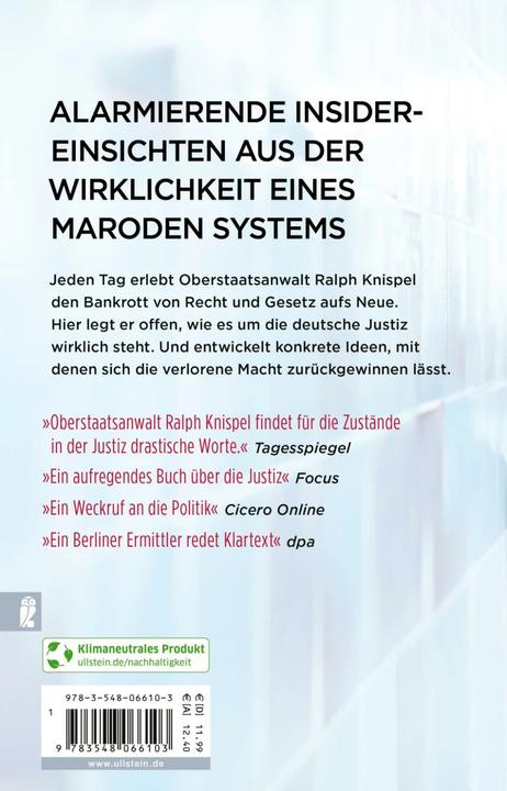 Produktbild Rechtsstaat am Ende (Deutsch, Ralph Knispel, 2022)