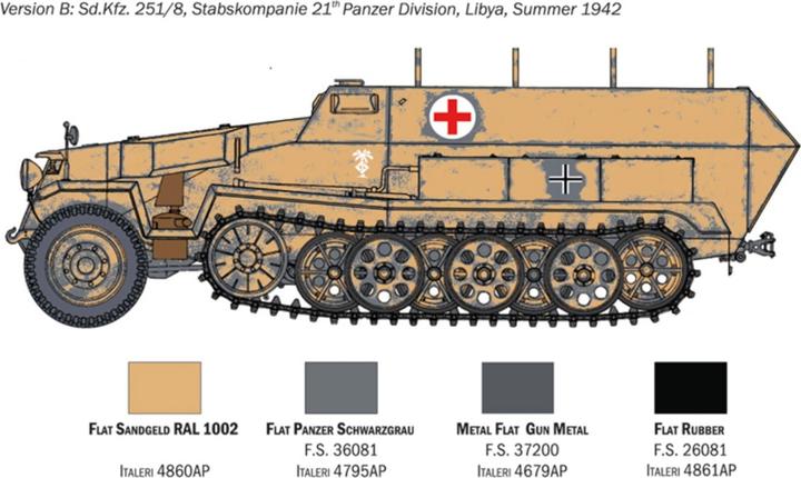 Produktbild 1:72 Sd.Kfz. 251/8 Ambulance