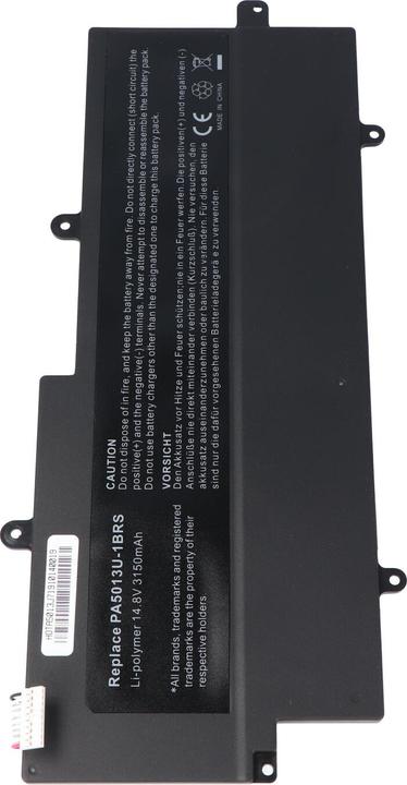 Image du produit Toshiba Akku Portege Z830 Ultrabook Akku, Z835, Z930, Z935, PA5013U, PA5013U-1BRS (4 cellules, 3000 mAh)