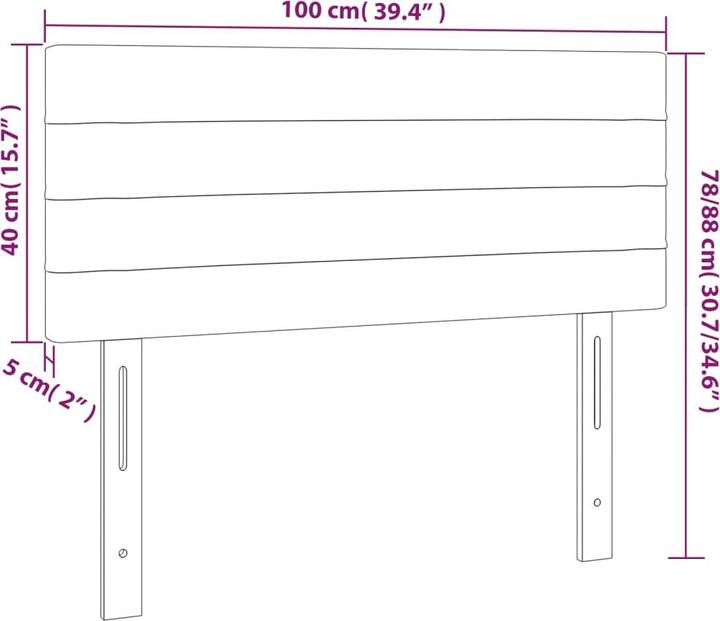 Image du produit VidaXL Erin (100 x 5 x 88 cm)