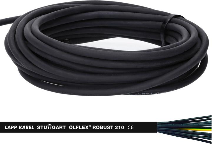 Produktbild Lapp 10 Meter 0021936 Ölflex Robust 210 Allwetter Steuerleitung 7x1,5 mm² mit Schutzleiter I Aussenbe (10 m)